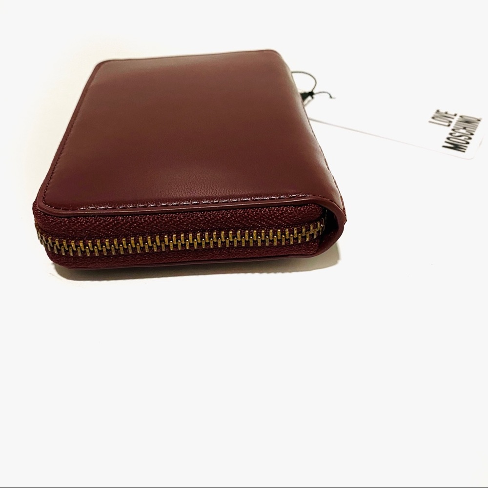 MOSCHINO Love Moschino Gold Logo Zip-Around Wallet 
Authentic NWT - Picture 9 of 15